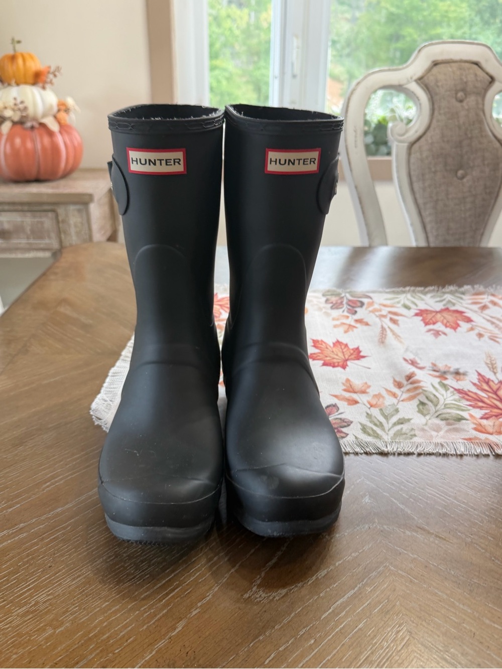 Hunter Black Rain Boots